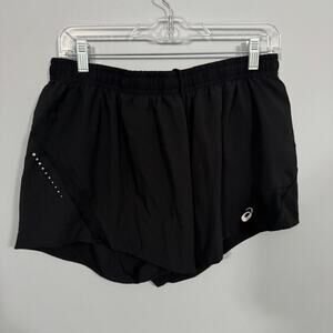 Asics MotionDry Athletic Shorts w/ Small Hidden Pocket Women's Size XL Black